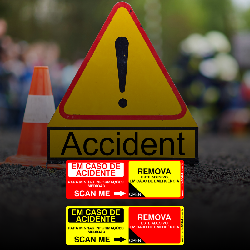 Adesivo de Identificação Médica